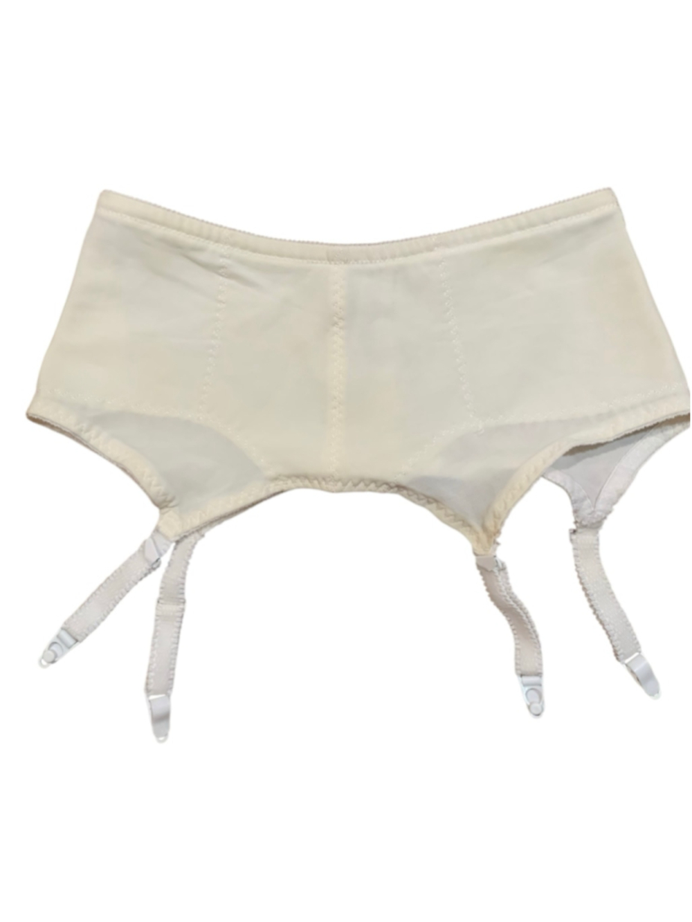 Women's Subtract Vintage Garter Belt Shapewear, Size 34, white